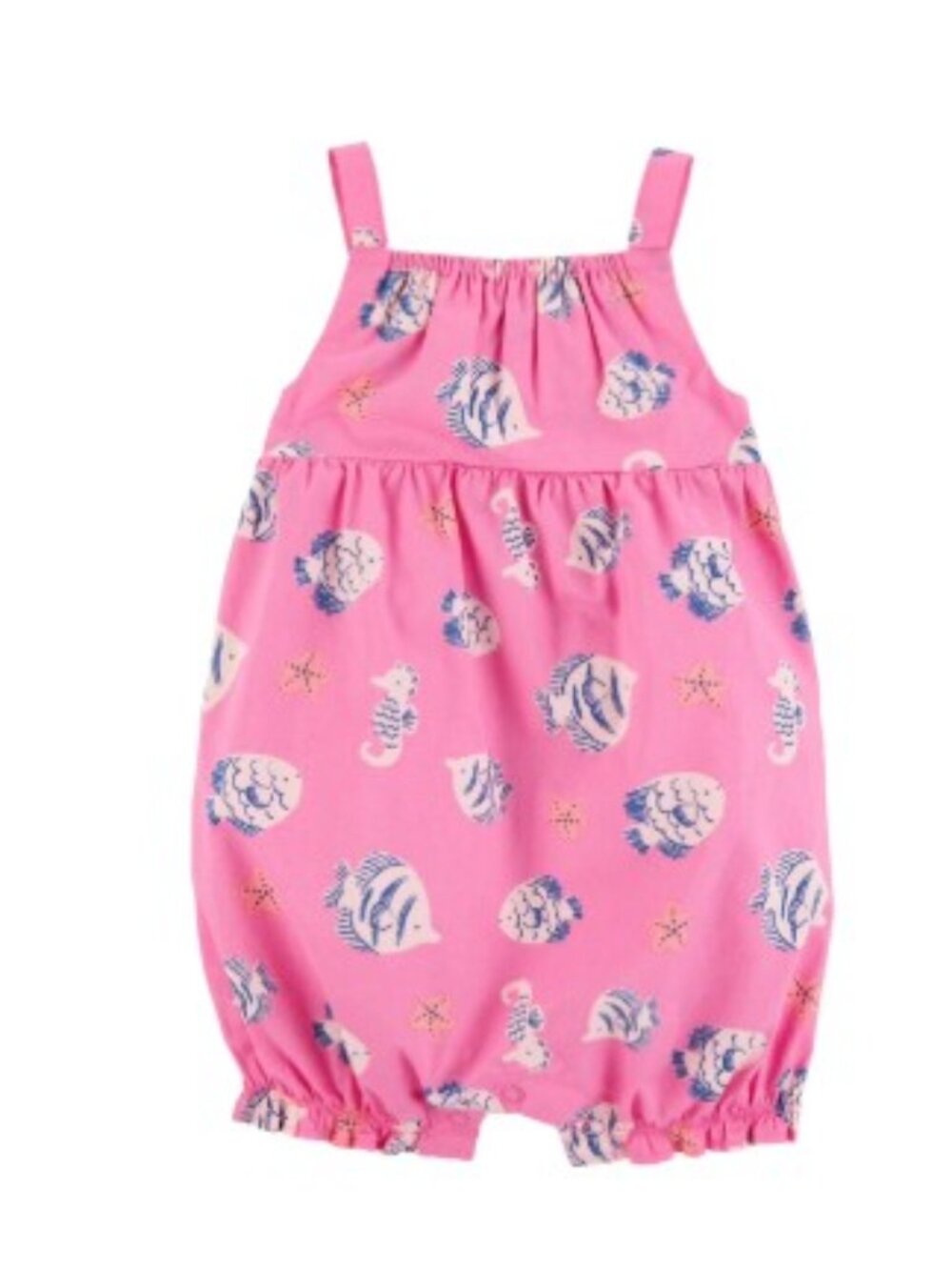Carter's Baby Girl Romper Pink Fish Multiple Sizes